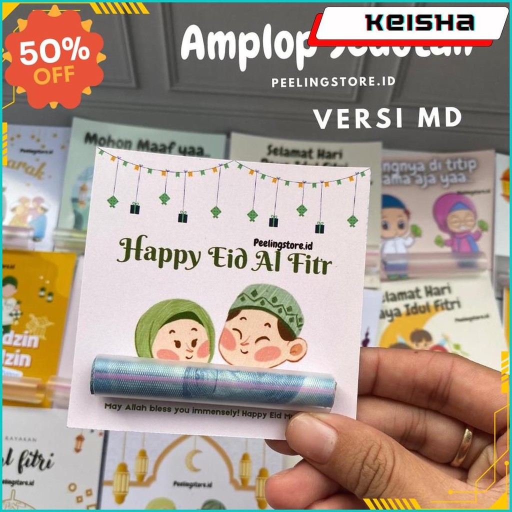 

Amplop Lebaran I Amplop Sedotan Isi 10 Pcs Cod