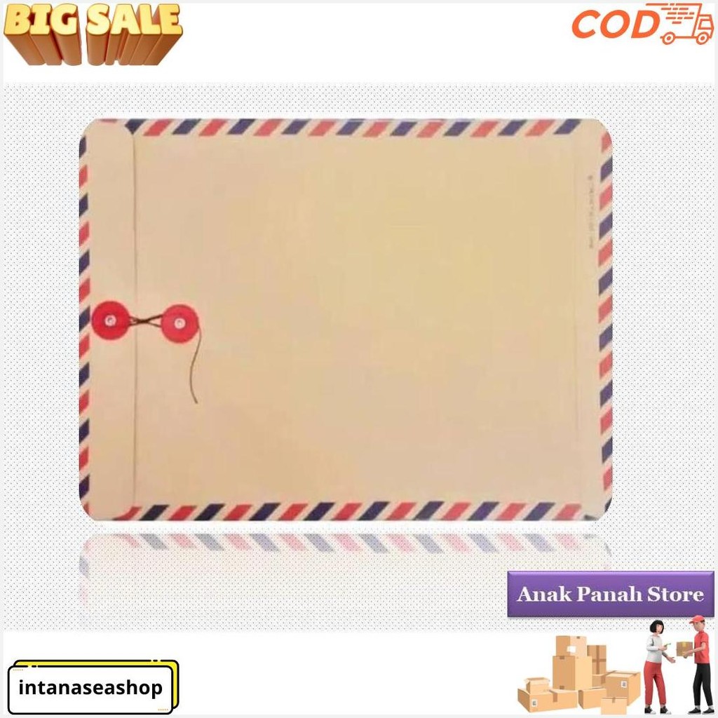 

Amplop Coklat Tali 310 Ukuran Folio ( Isi 50 Lembar ) Original Produk