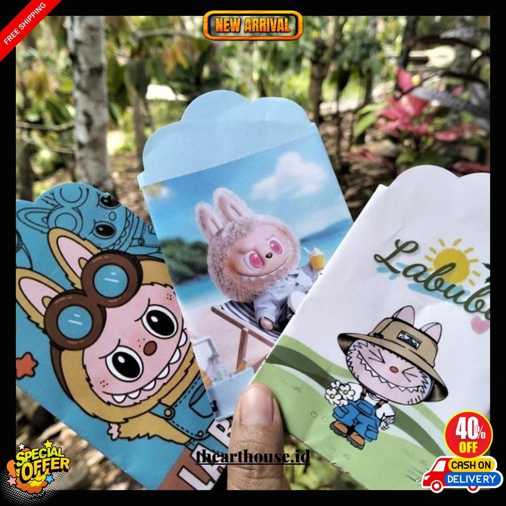 

Amplop Angpao Lebaran Medium Motif Labubu Isi 10 Pcs Terlaris