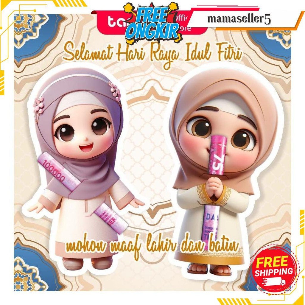 

Isi 30 Pcs Amplop Lebaran Karakter 3D Lucu Amplop Idul Fitri Amplop Peluk Uang Angpao Amplop Lebaran Termurah Banget