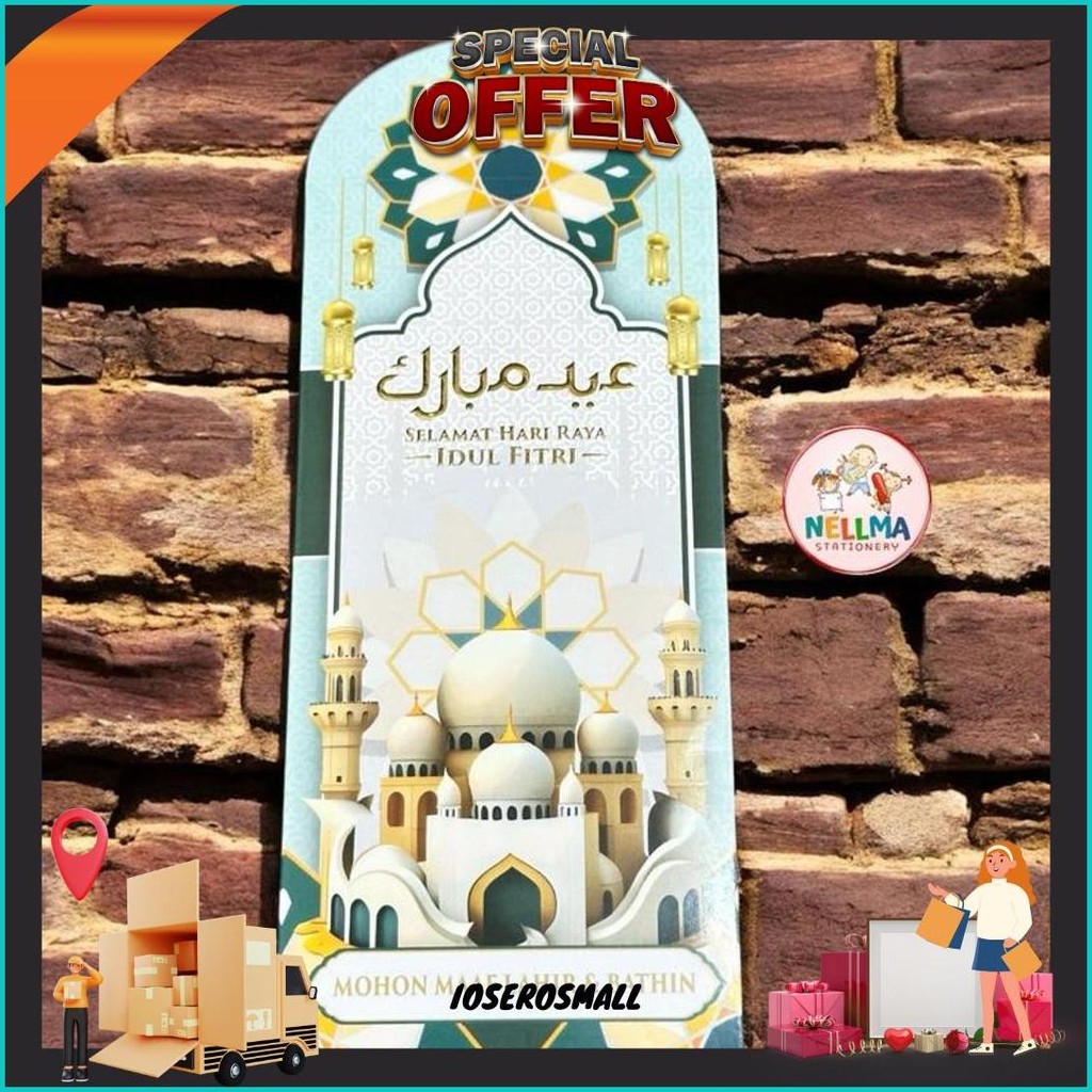 

Ampau Angpau Amplop Lebaran Panjang Embos Timbul ( Isi 5 Pcs ) Model Estetik Siap Kirim