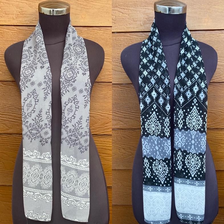 61-68 Syal Motif Wanita Leher Fashion Scraft Murah Scarft Batik Etnik