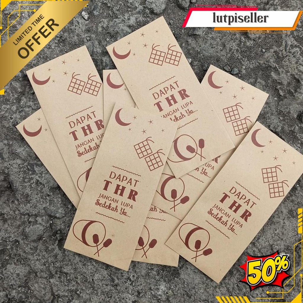 

Amplop Lebaran / Amplop Hari Raya Idul Fitri / Angpau Lebaran Siap Kirim