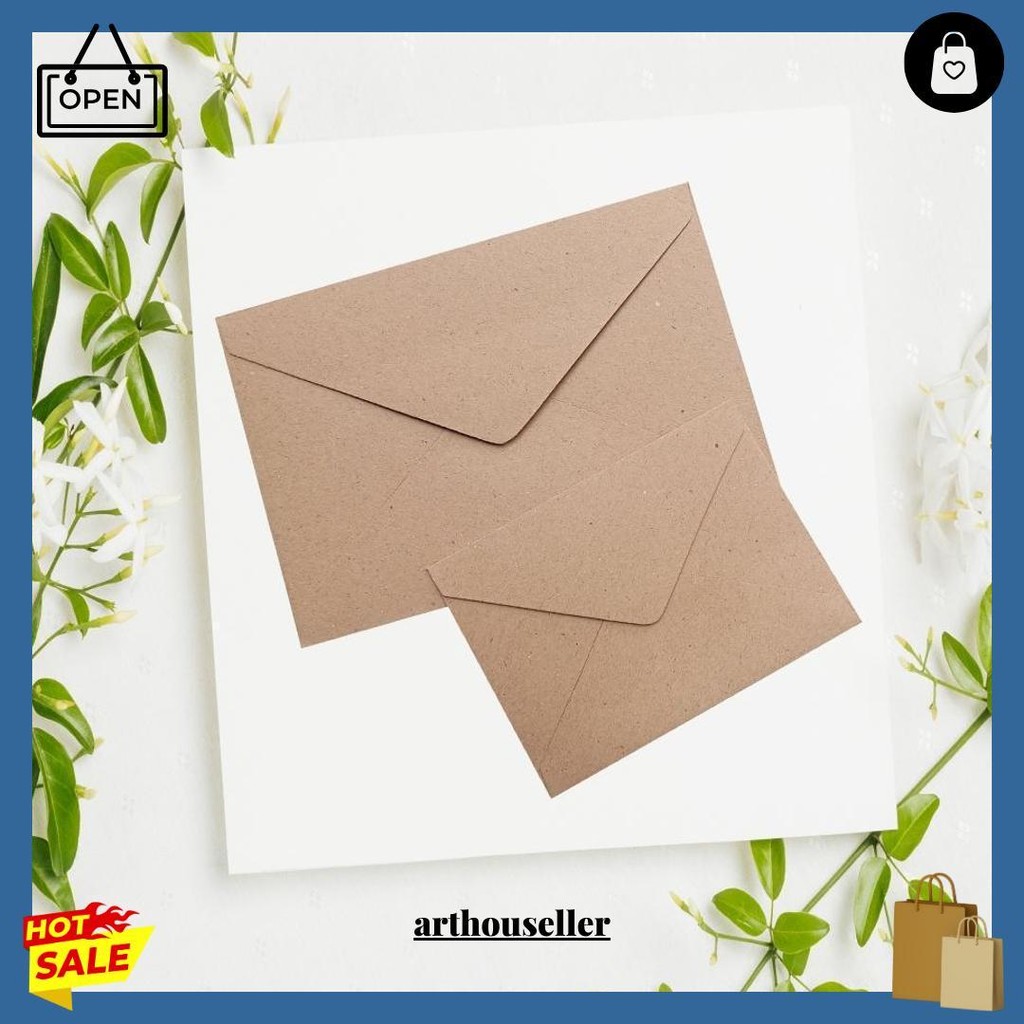 

Amplop A5 / A6/A7/Amplop Vintage / Amplop Undangan / Kraft / Vintage Gratis Ongkir