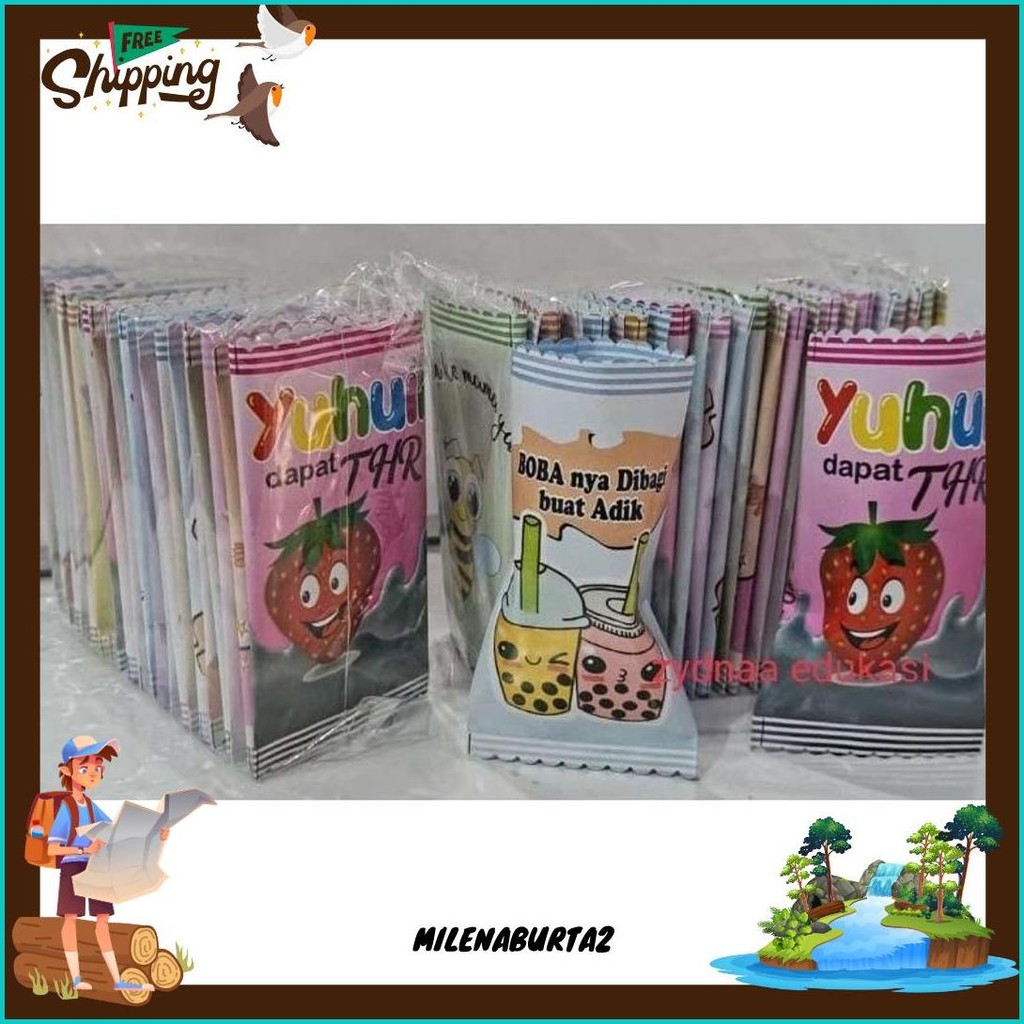 

[24 Pcs] Amplop Permen Idul Fitri Siap Kirim