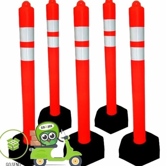 TERMURAH - Stick Cone / Traffic Cone / Pengaman Jalan / Pembatas Jalan