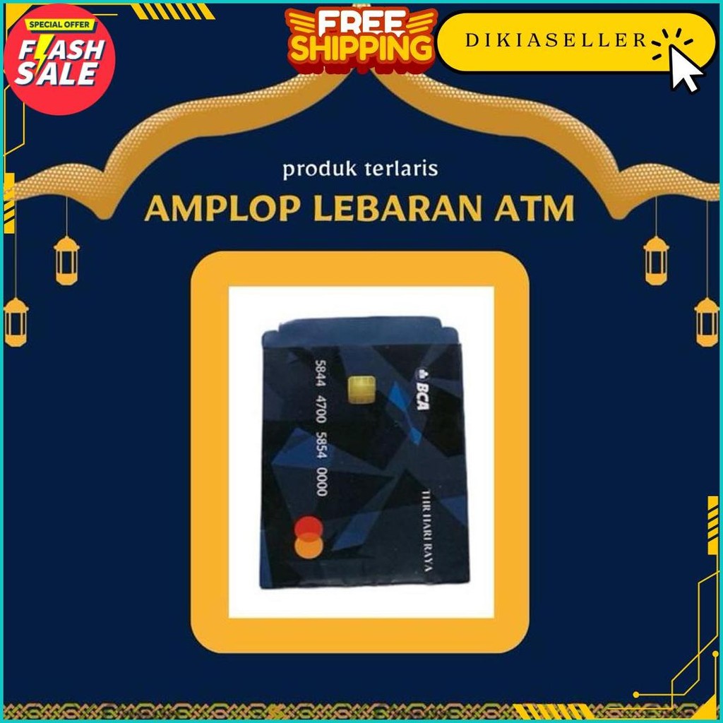 

(Isi 10) Cod Amplop Lebaran 2024 Motif Atm Siap Jual 1 Pac ( 1 Pack Isi 10) Medium Uk 7*12 Termurah Banget