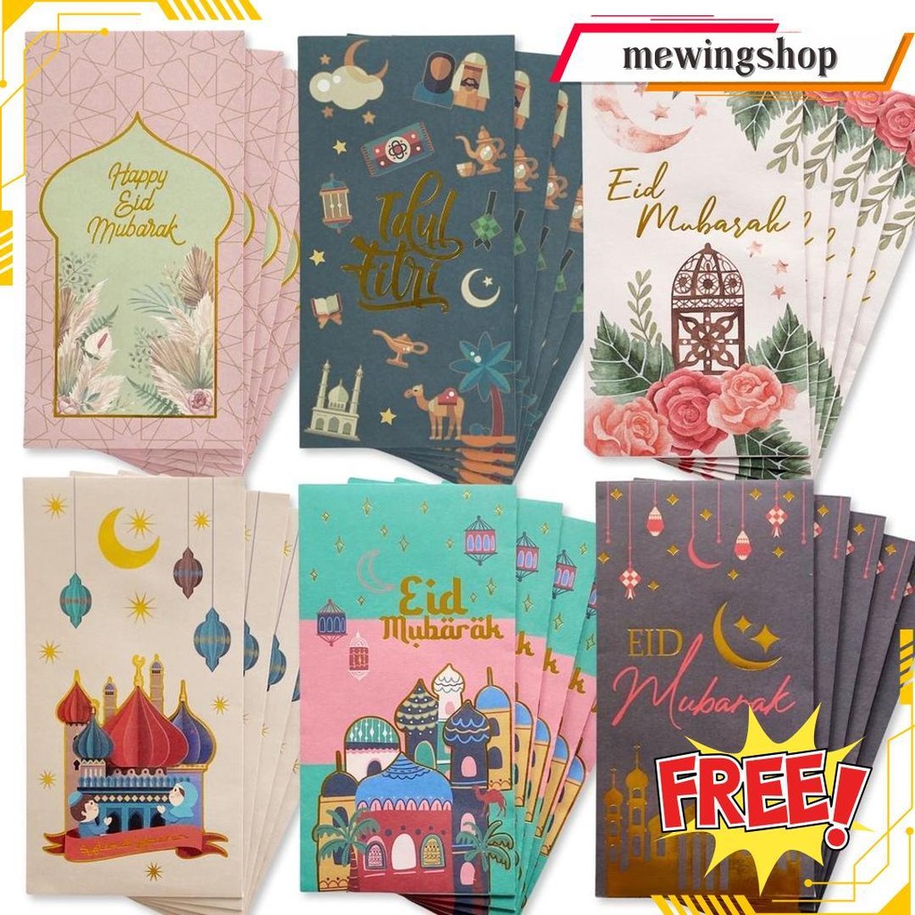 

Scoop Amplop Lebaran / Ramadhan Angpao (5Pcs) Premium Tebal Gold 65340101 Termurah Banget
