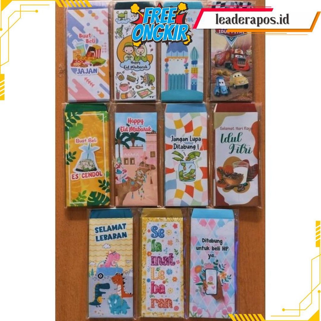 

Amplop Lebaran Jumbo// Bebas Pilih Motif // 120Gsm Siap Kirim