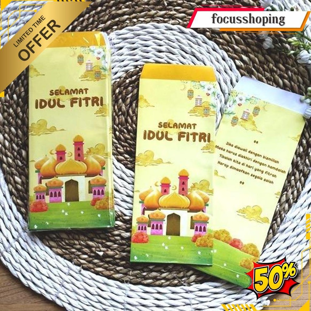 

Amplop Lebaran Panjang Amplop Lebaran Besar Motif 2025 - Isi 10 Termurah Banget