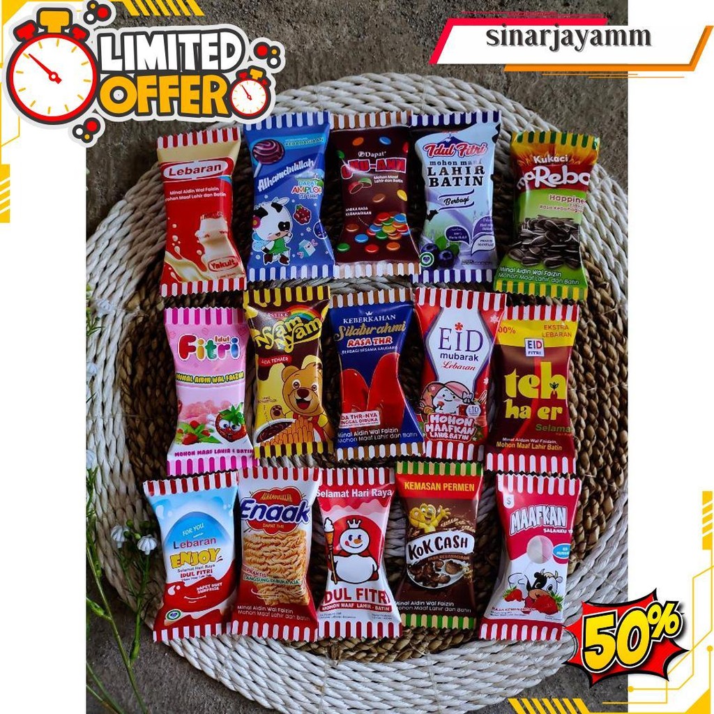 

Amplop Lebaran Permen Snack Viral Lucu Bahan Premium Tebal - Isi 10 Termurah Banget