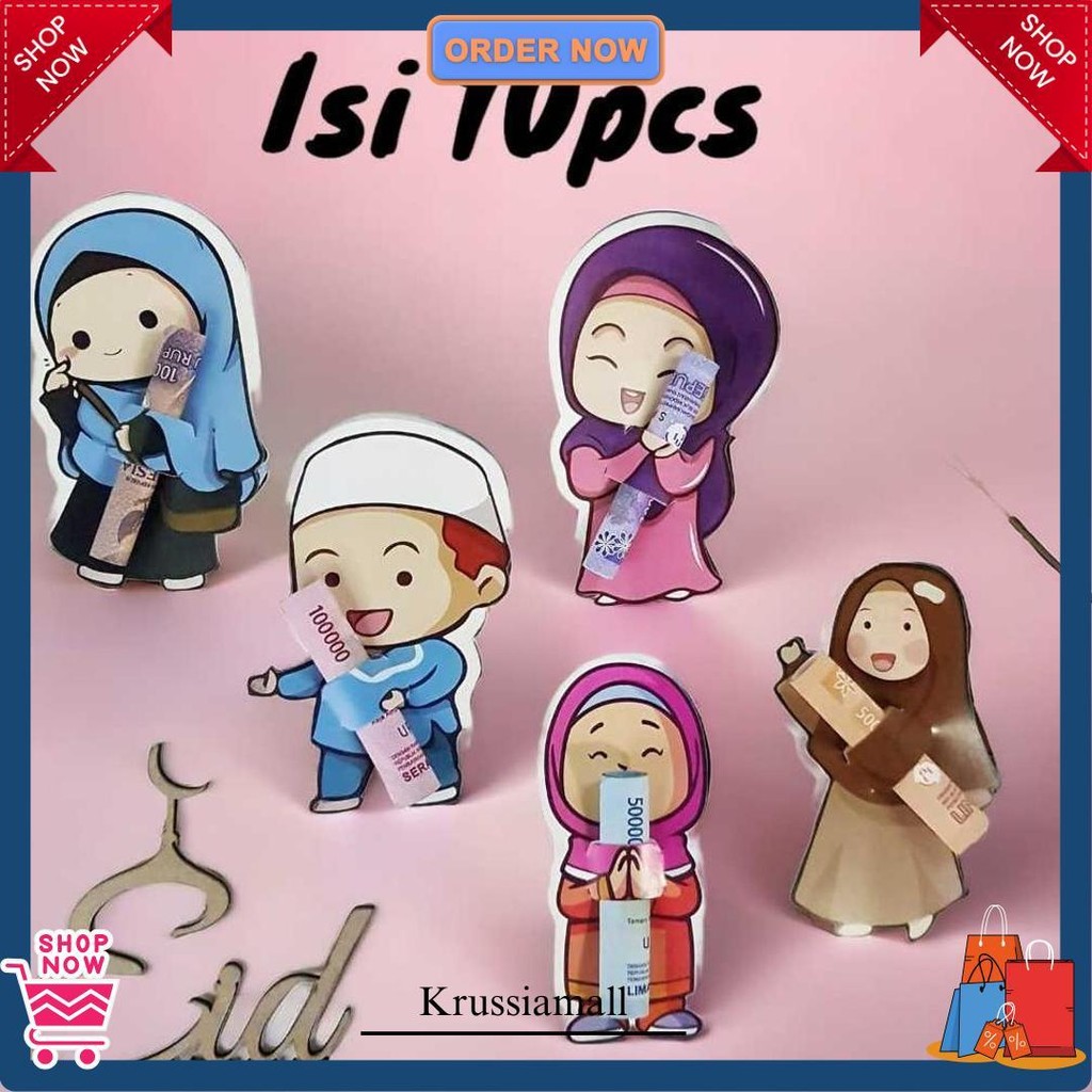 

[ Isi 10 Pcs ] Amplop Lebaran Peluk /Amplop Lebaran 2025 / Amplop Lebaran Karakter/Amplop Angpao Lebaran Unik /Amplop Lebaran Viral Gratis Ongkir