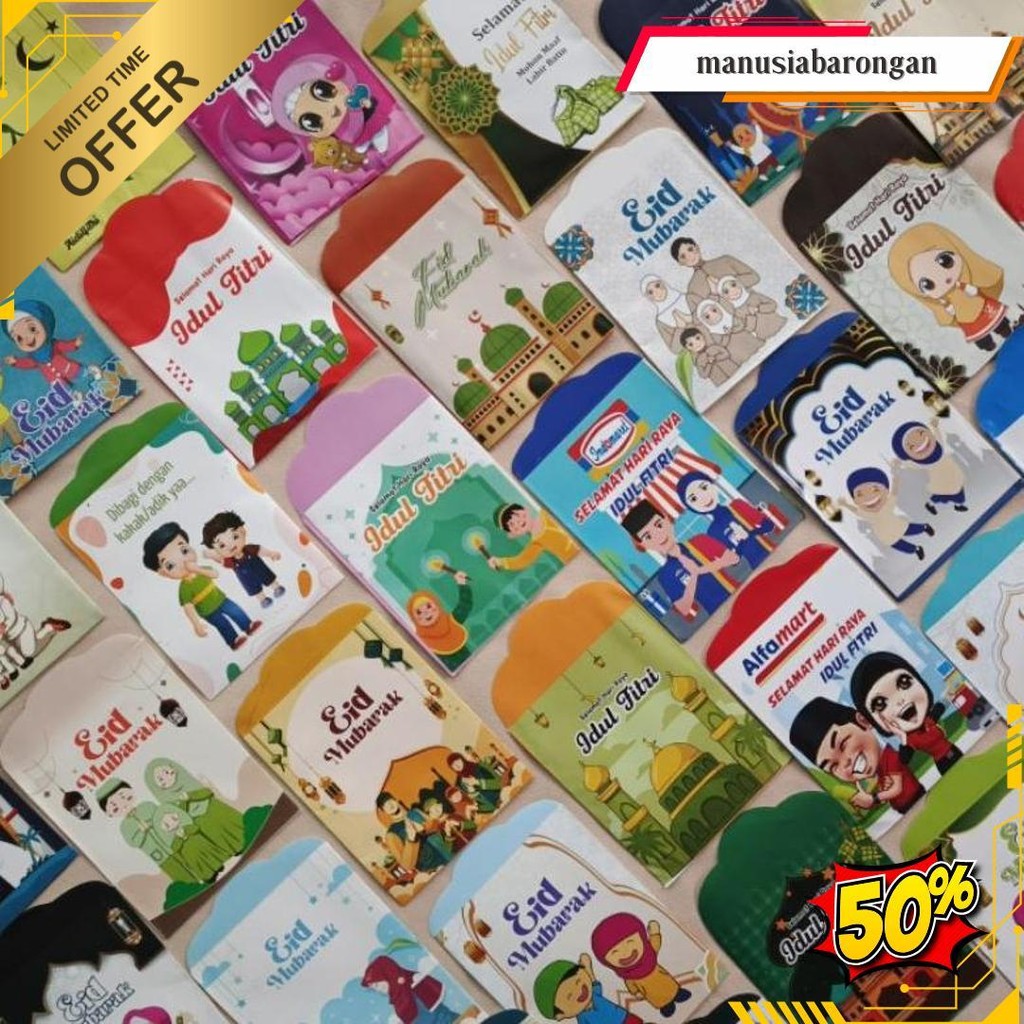 

Muslim. Amplop Lebaran Medium Sudah Jadi Glossy(Isi 8) Bisa Cod
