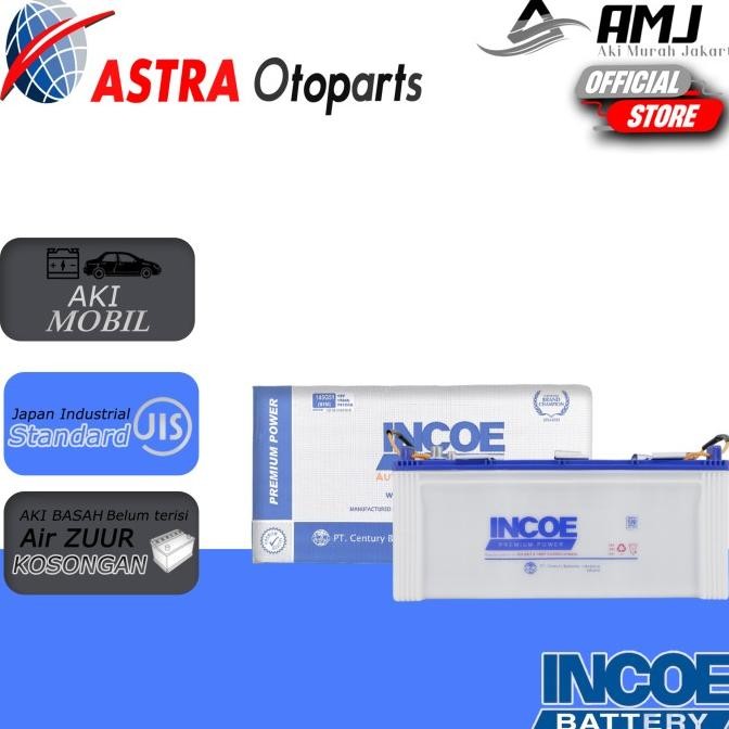 AKI GENSET INCOE PREMIUM ASTRA N150 Aki Basah 12V / 150Ah