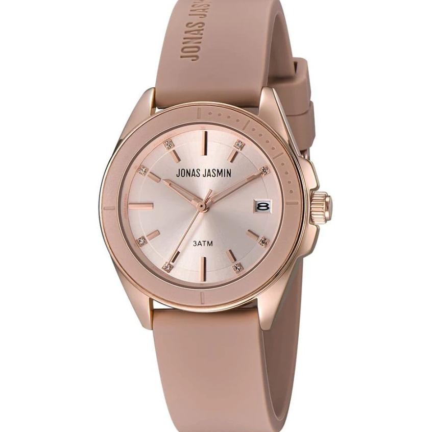 Jam Tangan Wanita Jona Jan 2268 Rubber Ecluive Caual