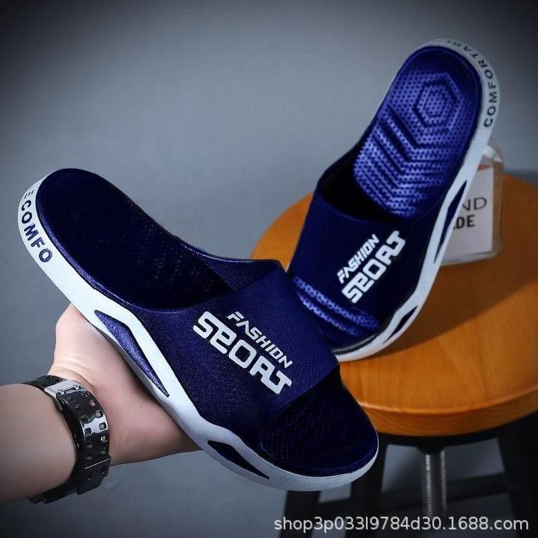 RHH-1823 SANDAL SELOP IMPORT PRIA SANDAL KARET KEKINIAN Original