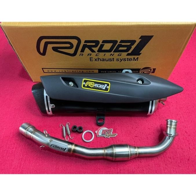 KNALPOT ROB1 NMAX NEW AEROX NEW TRIOVAL DB KILLER COVER SS