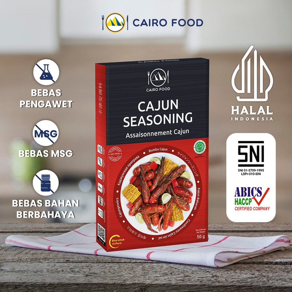 

Bumbu Cajun Non MSG - Cairo Food