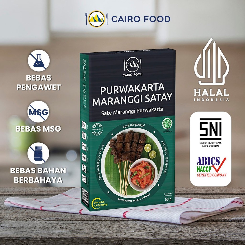 

Bumbu Sate Maranggi Purwakarta Non MSG - Cairo Food