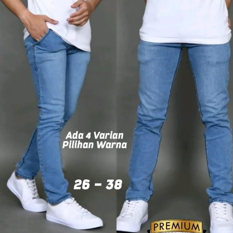 CELANA JEANS PENSIL PANJANG PRIA MODEL TERBARU 2023