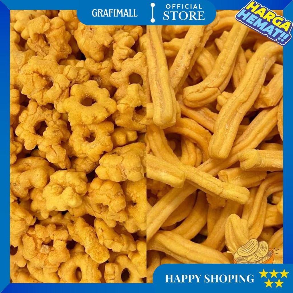 

[Cemilly] 1000Gr Sakura Snack Pilus Sakura Cemilan Snack Kiloan D Sale