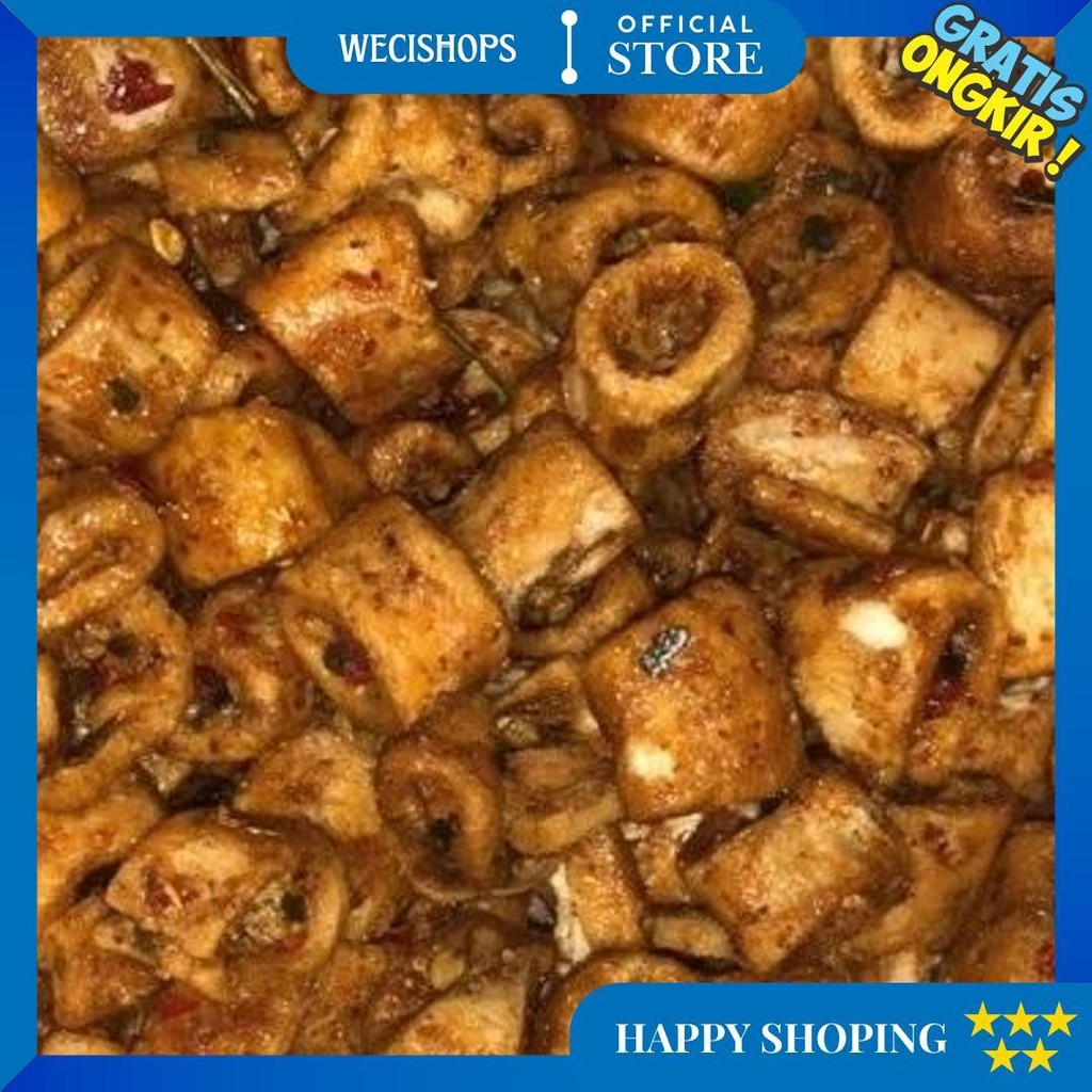 

500 Gr Sotong Goreng Renyah Gurih Pedas Daun Jeruk Food Kering D Best Seller