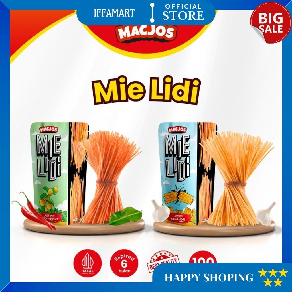 

Macjos Cemilan Paket Tester 30Pcs - Isi 4 Varian Produk D Best Seller