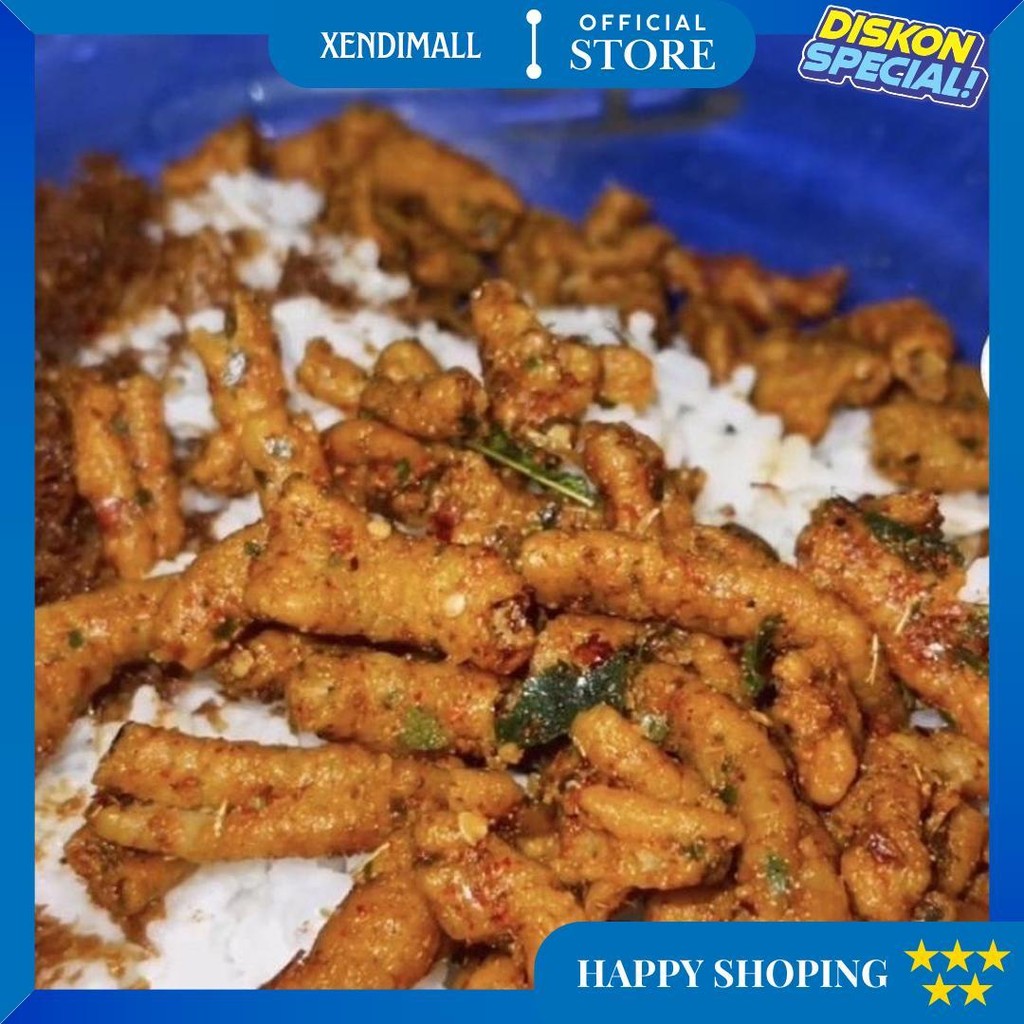 

Keripik Usus Pedas Cikruh / Pedas Bumbu Basah Daun Jeruk / Pedas Daun Jeruk 500 Gr D Gratis Ongkir