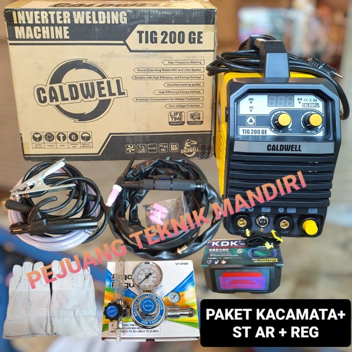 MESIN LAS ARGON CALDWELL TIG 200 GE / TRAFO LAS CALDWELL TIG 200GE