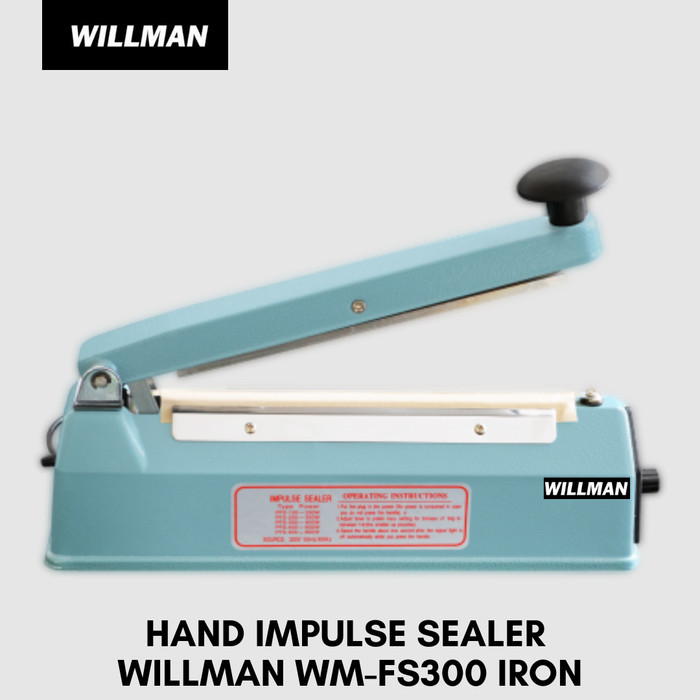 Impulse Sealer / Press Plastik 30 cm Body Besi Trafo Besar