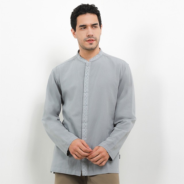 Hush Puppies Kemeja Pria Nile Blue
