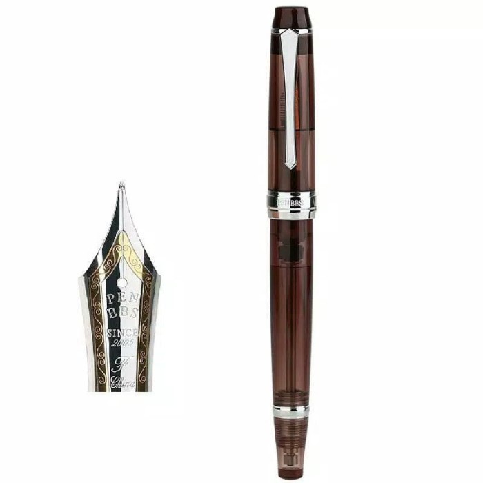 

Dongxi Penbbs 456 Resin Negative Pressure Fountain Pen Fine 0.5mm Nib