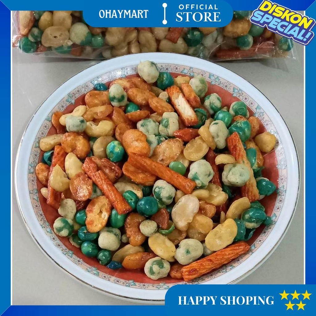 

Kacang Mix / Snack Campur / Kacang Kangoro 250Gram (1/4Kg) D Cod