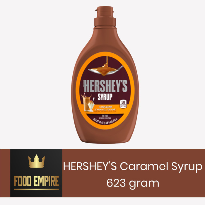 Hershey'S Syrup Indulgent Caramel 623 Gram Sirup Karamel Hersheys