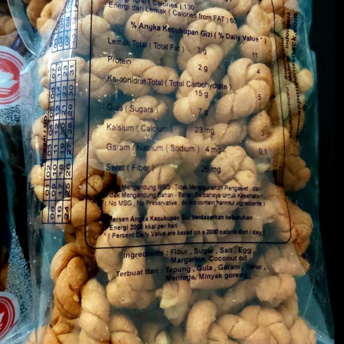 

Product Terlaris Kue Pluntir/ Kue Tambang Soponyono