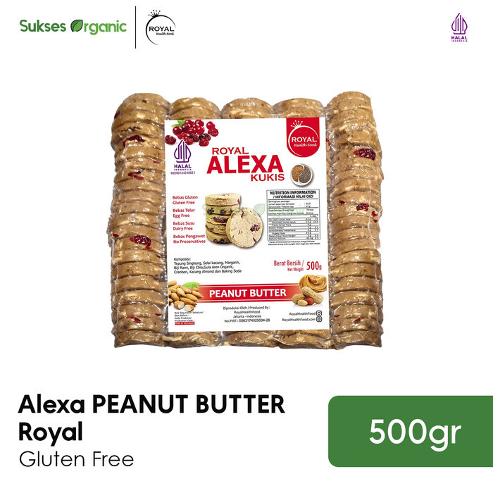 

Product Terlaris Almond Delight Cookies Peanut Butter Alexa 500Gr