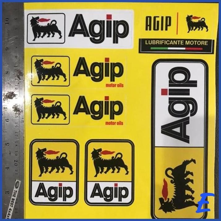 

| FD | STICKER PACK AGIP LUBRIFICANTE