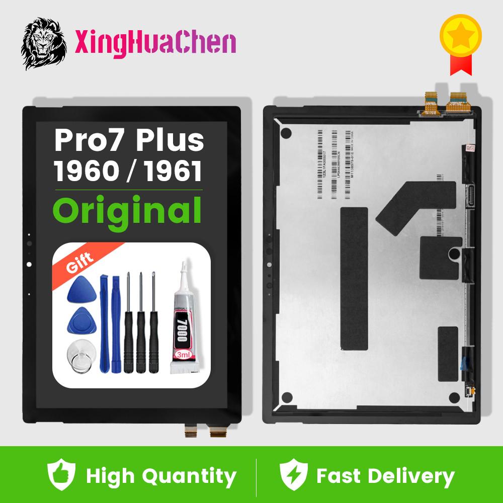 WEASH Original For Microsoft Surface Pro7 Pro7 Plus LCD Display Touch Screen Digitizer Assembly For 