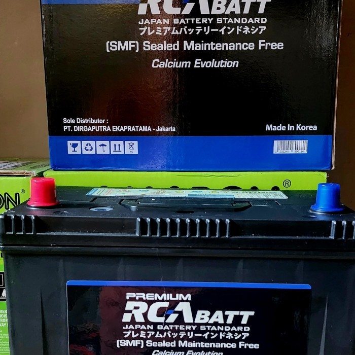 Aki Mobil RCA Otomotif Stater Genset Kering MF NX120-7 95D31R 80 AH