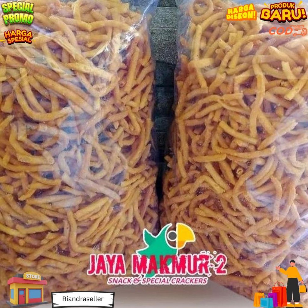 

Stik Bawang/ Kue Bawang 1Kg Renyah Gurih D Best Seller