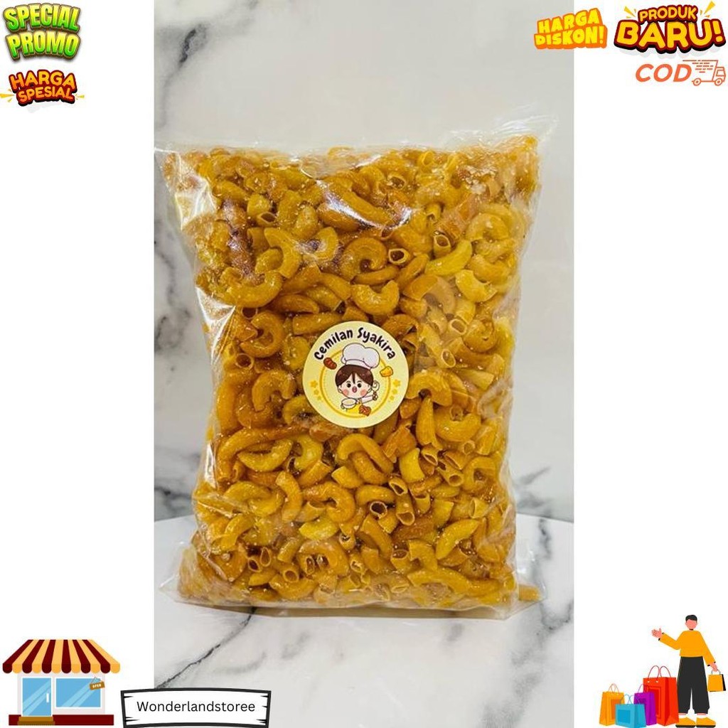 

Makaroni Cikruh 500Gram Pedas Gurih Daun Jeruk D Gratis Ongkir