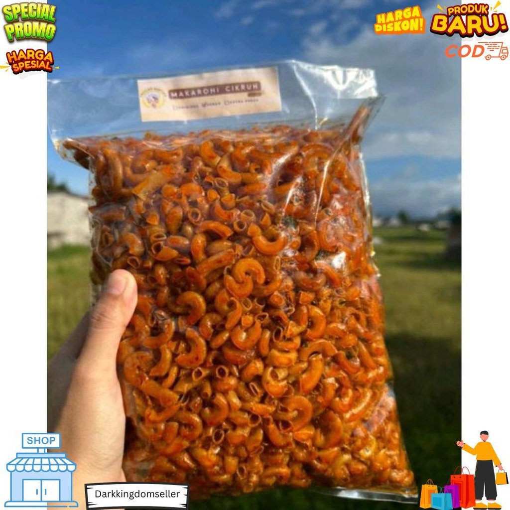 

Seblak Makroni Kriuk Makroni Kriwil Pedas Daun Jeruk 250Gram D Sale