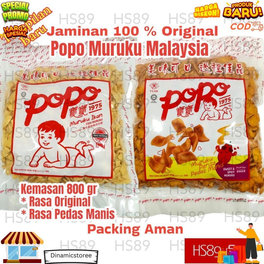 

Maruku Asli - Popo Muruku M4Laysia 800Gr - Ayam Popo Maruku - Maruku Ikan - Snack Maruku D Sale