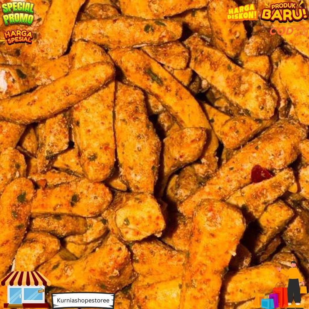 

Kangsnacks Basreng Pedas Daun Jeruk 100Gr-1Kg Murah Makanan Keripik Cemilan Kripik Jajanan Pedas D Best Seller