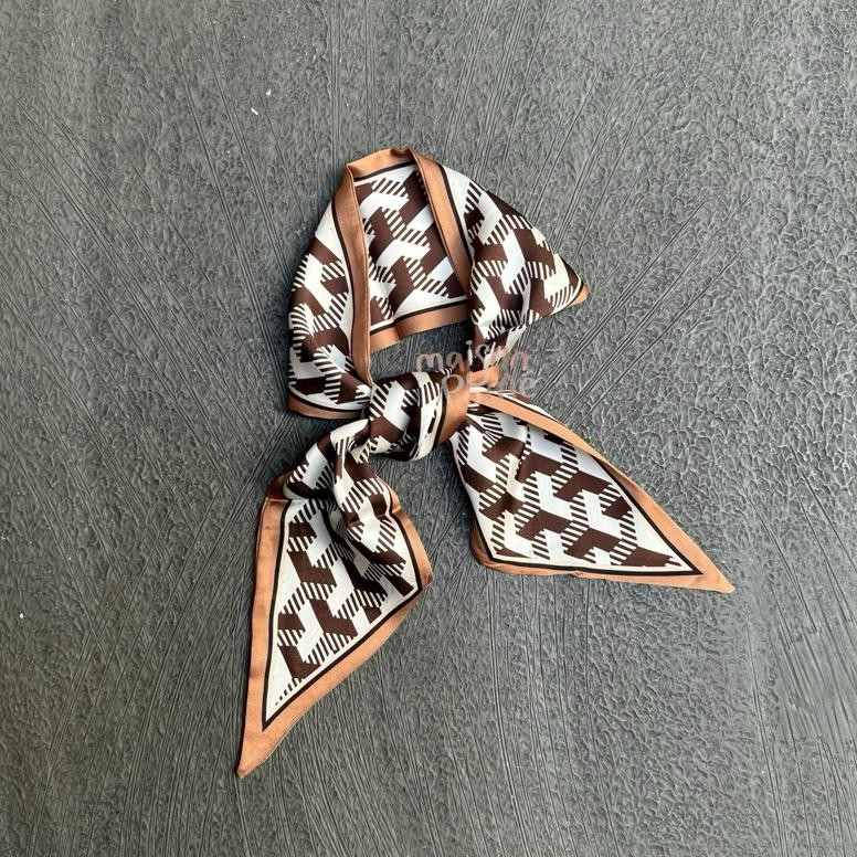 Georgia Mini Scarf Leher Scarf Tas