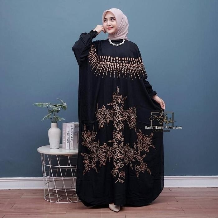 Kaftan Arafah Kaftan Motif Terbaru Kaftan Busui Kaftanjumbo Anjani Store Kaftan Viral Muslim Nyaman