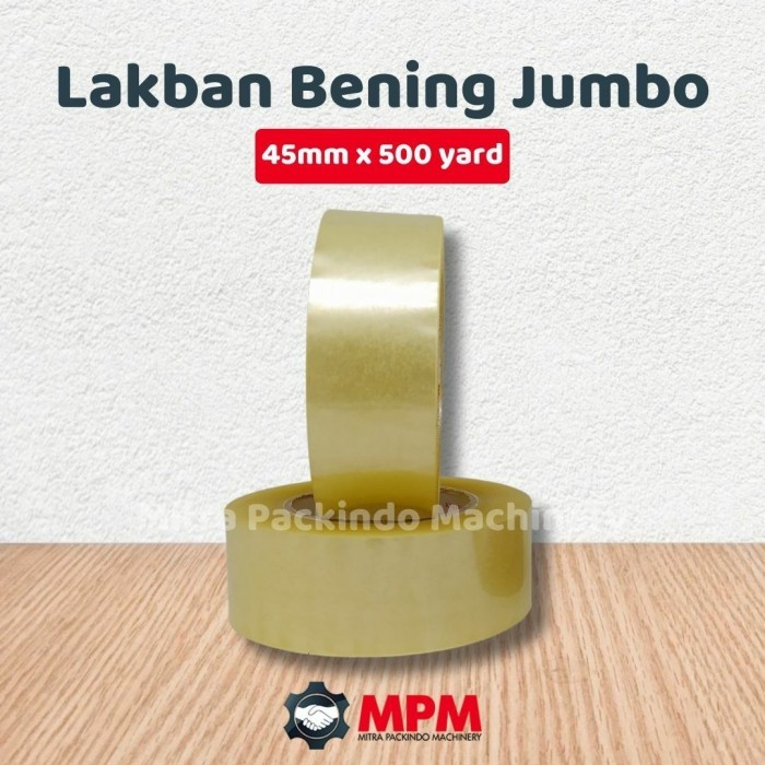 

Lakban Bening Jumbo 500yard / Isolasi OPP Clear 500 yard