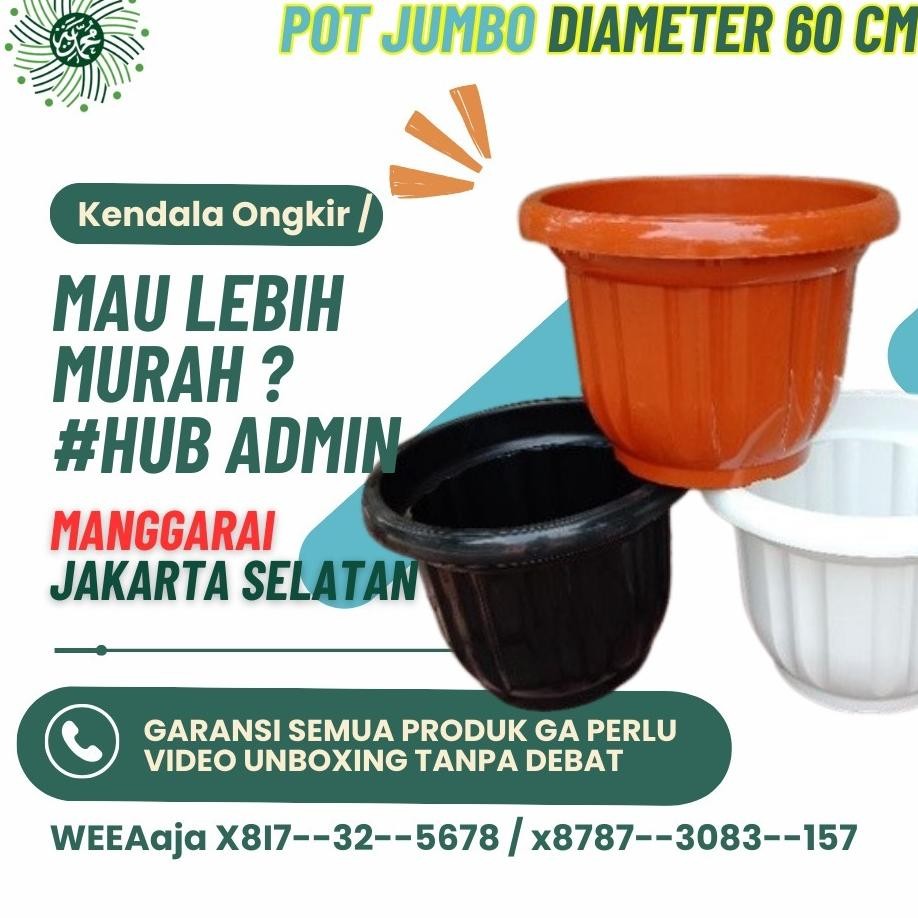 Pot 60 Cm Hitam Bear Tambulapot Buah