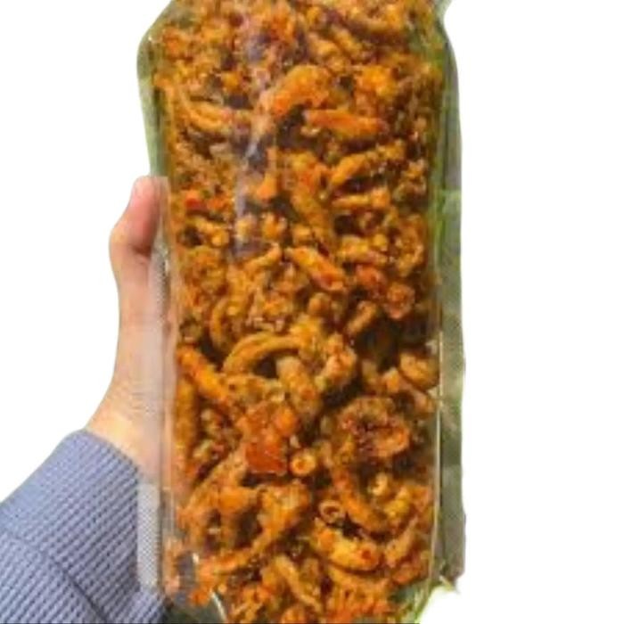 

Usus Ayam Crispy Pedas & Asin 1Kg Gurih Renyah Snack Makanan Food Cemilan Keripik Kripik Spicy Spicy