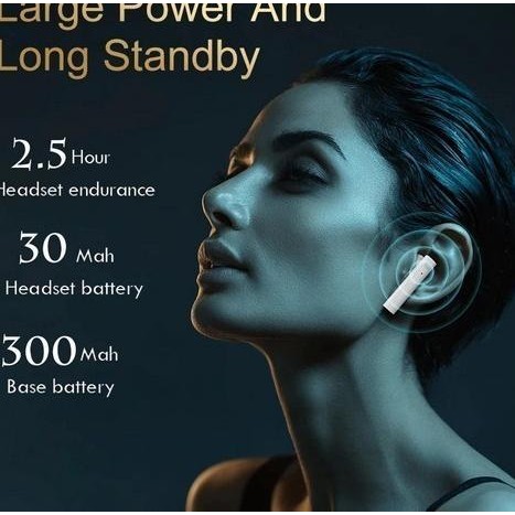 Iphone 13 Pro Max Wireless Headset Earphone Bluetooth TWS With LED &TC Terlaris